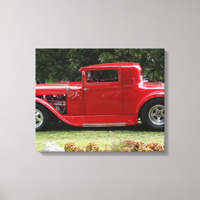 Impressão Em Tela Automóvel Antiquado (Frente)