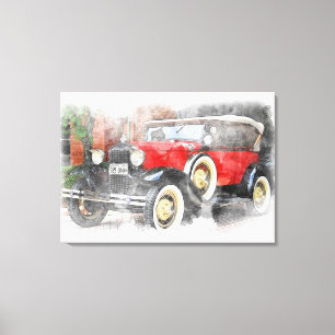 Impressão Em Tela Automóvel do vintage