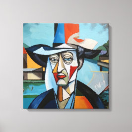 Impressão Em Tela Autoretrato do artista francês Raphael Canossa