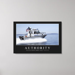 Impressão Em Tela Autoridade: Cotação Inspiracional