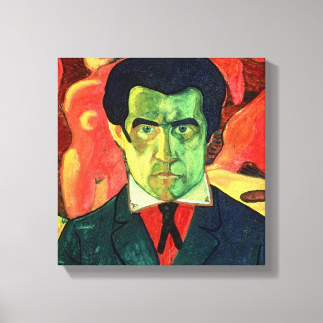 Impressão Em Tela Autorretrato, 1908 (Frente)