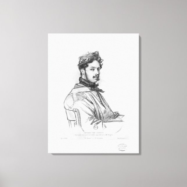 Impressão Em Tela Autorretrato 2 (Frente)