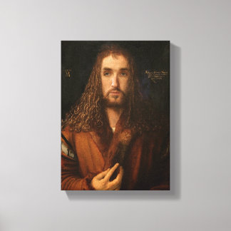 Impressão Em Tela Autorretrato de Celebridade como Albrecht Dürer