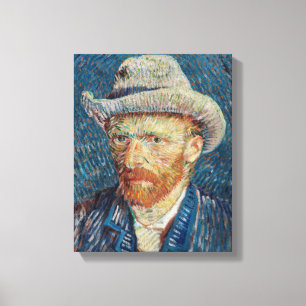 Impressão Em Tela Autorretrato de Van Gogh