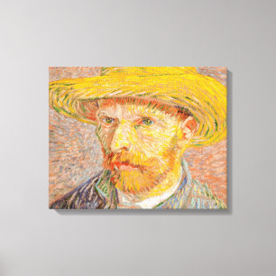 Impressão Em Tela Autorretrato impressionista de Vincent Van Gogh pi