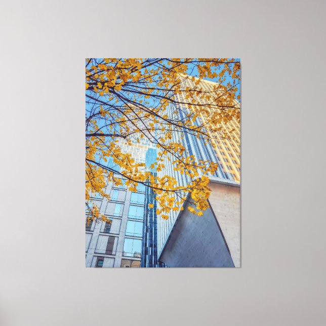 Impressão Em Tela Autumn City (Frente)