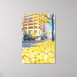 Impressão Em Tela Autumn City Street