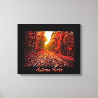 Impressão Em Tela Autumn Rails