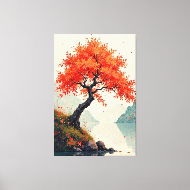 Impressão Em Tela Autumn Serenity (Frente)