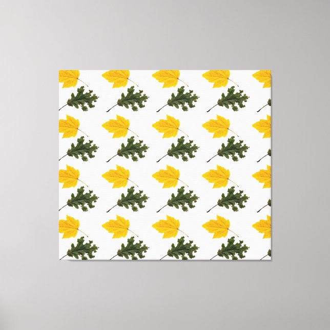 Impressão Em Tela Autumn Symmetry Leaf Pattern (Frente)