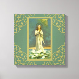 Impressão Em Tela Ave Maria Estrela do Mar Ave Maris Rosary