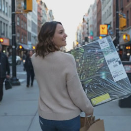 Impressão Em Tela Ave Woodward. Detroit