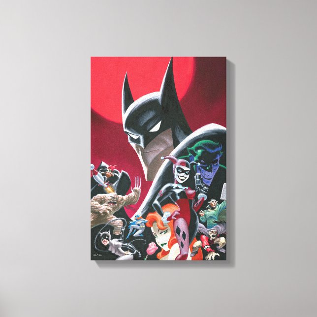 Impressão Em Tela Aventuras de Batman Damas Perigosas e Demônios (Frente)