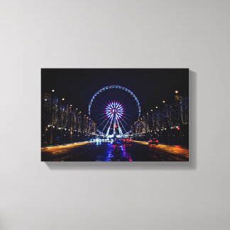 Impressão Em Tela Avenue Champs-Elysee