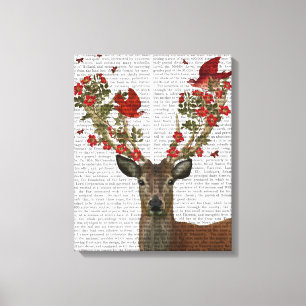 Impressão Em Tela Aves de Cera e Amor