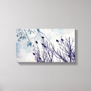 Impressão Em Tela Aves de um rebanho de penas