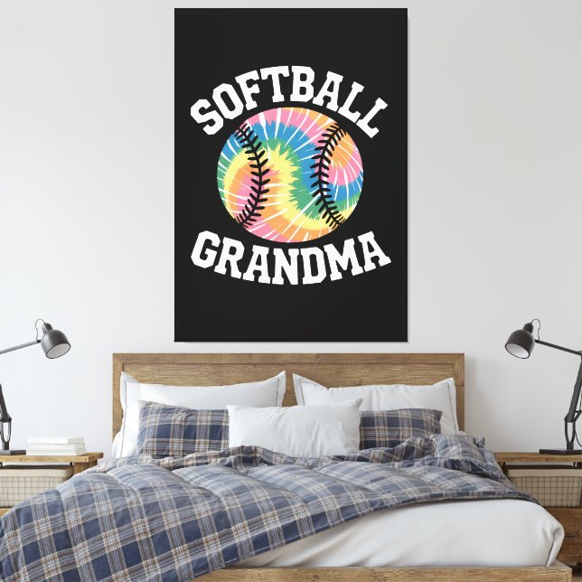 Impressão Em Tela Avó de Softbol (Insitu(Quarto))