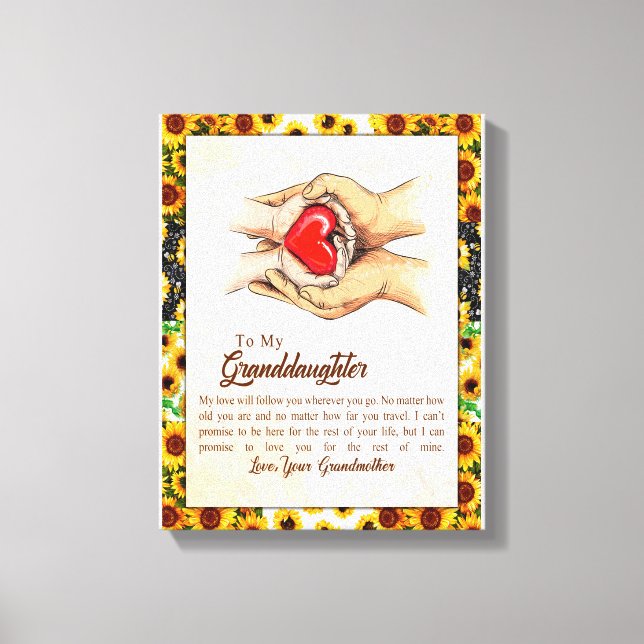 Impressão Em Tela Avô Gift | Grupo da Vovó do Amor (Frente)