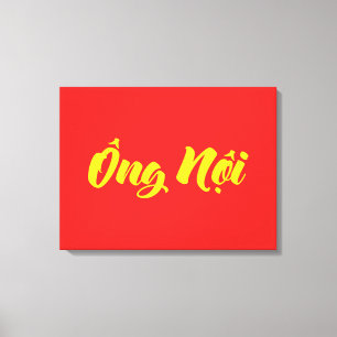 Impressão Em Tela Avô vietnamita (Paterno) - Ông Ni