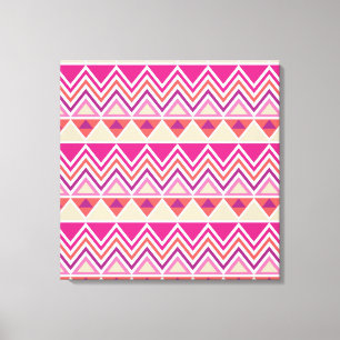 Impressão Em Tela Aztec Chevron nº 12 em VictoriaShaylee