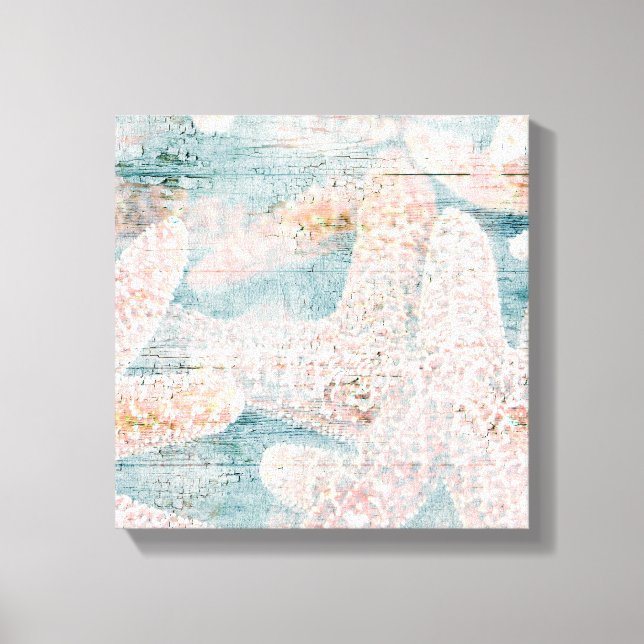 Impressão Em Tela Azul-azul-lacrimogêneo (Frente)