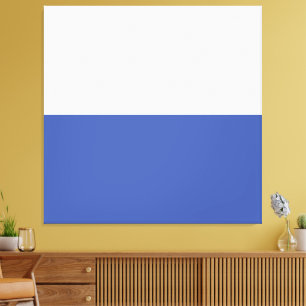 Impressão Em Tela Azul Branco Brilhante Minimalista Dois Painéis To