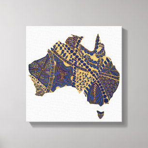 Impressão Em Tela Azul-bronzeado-do-rabo-australiano