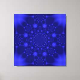 Impressão Em Tela Azul Deslumbrante