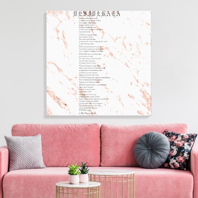 Impressão Em Tela Azul e Rosa Floral e Renda (Insitu(Sala de estar))