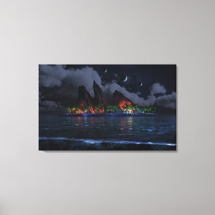 Impressão Em Tela Azul Infinito (Noite)