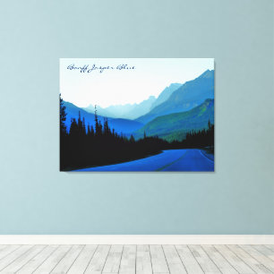 Impressão Em Tela Azul-Jasper-Banff