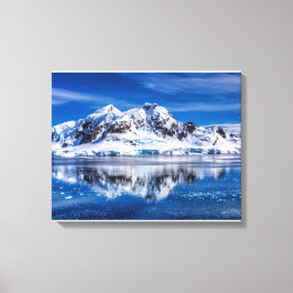 Impressão Em Tela azul maravilhoso Antártica