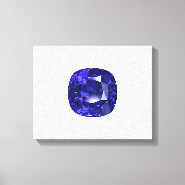 Impressão Em Tela Azul profundo (Frente)