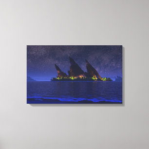 Impressão Em Tela Azul Sem Fim (Starlight)