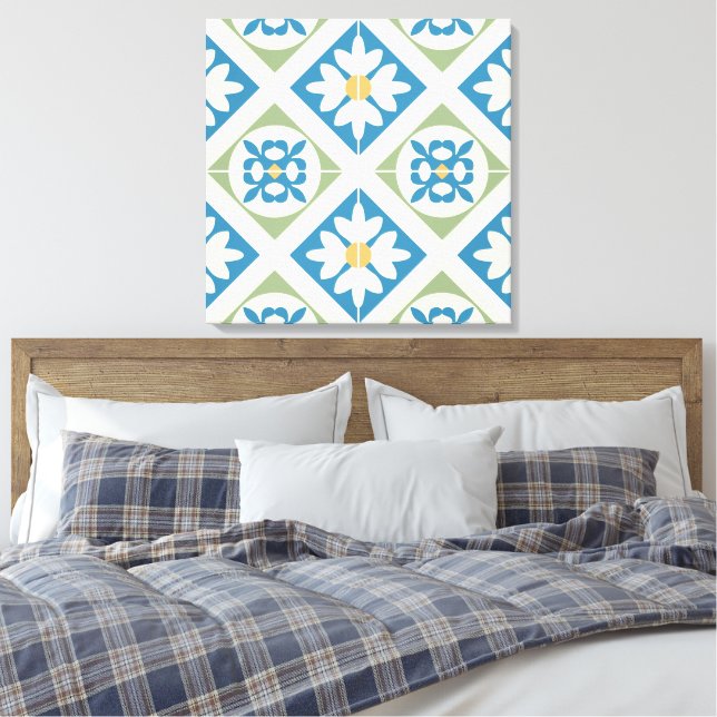 Impressão Em Tela Azulejos Andaluzes 13 (Insitu(Quarto))