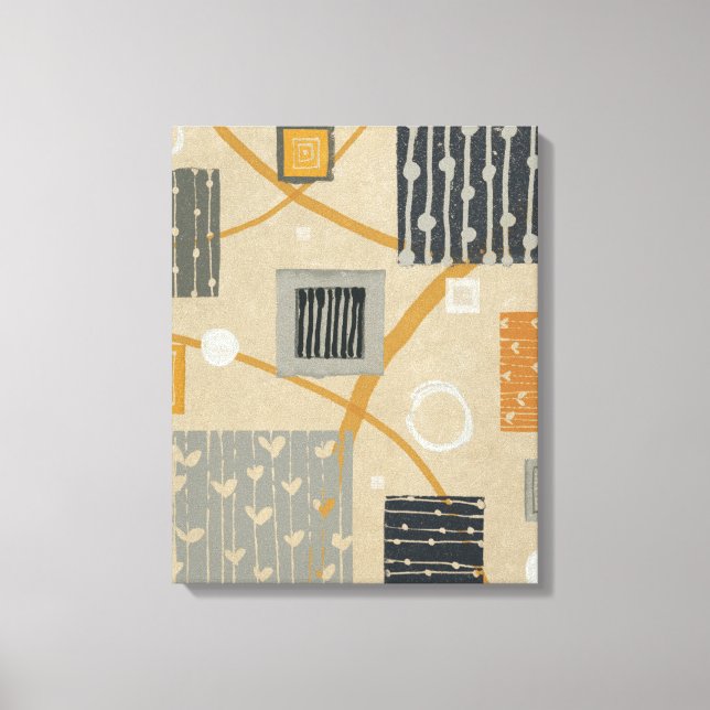 Impressão Em Tela Azulejos Gráficos abstrato (Frente)