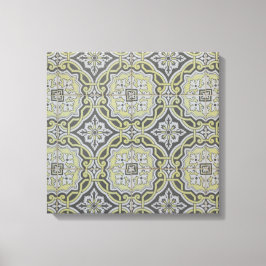 Impressão Em Tela Azulejos Vintage