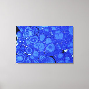 Impressão Em Tela Azurite, minério de cobre, Arizona, EUA