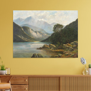 Impressão Em Tela Badersee com Wetterstein