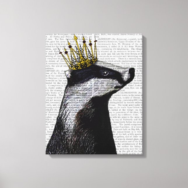 Impressão Em Tela Badger King (Frente)