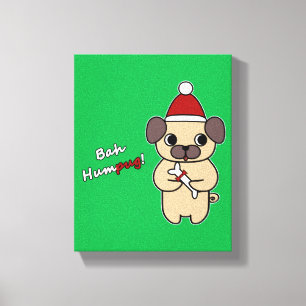 Impressão Em Tela Bah Humpug! 1