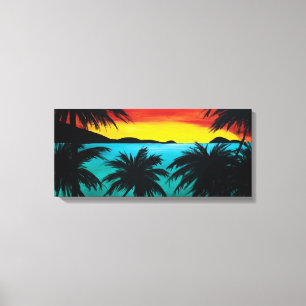 Impressão Em Tela Baía Beach de Magen Caribe arte