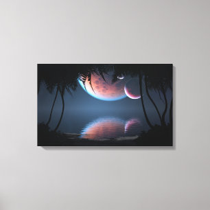 Impressão Em Tela Baía das Três Luas