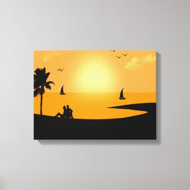 Impressão Em Tela Baía de Bergamot (Frente)