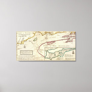 Impressão Em Tela Baía de Fundy e porto de Annapolis Royal