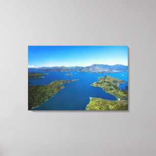 Impressão Em Tela Baía de Torea, Queen Charlotte Sound, Marlborough
