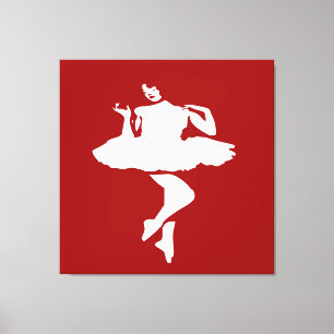 Impressão Em Tela Bailarina