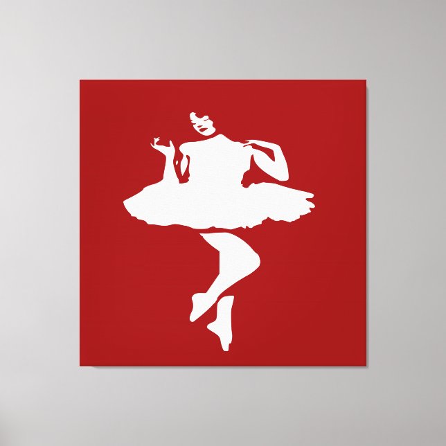 Impressão Em Tela Bailarina (Frente)
