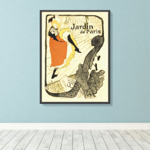 Impressão Em Tela Bailarina Art Nouveau Jane Avril por Toulouse Laut