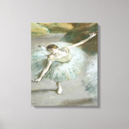 Impressão Em Tela Bailarina em Verde de Edgar Degas 
